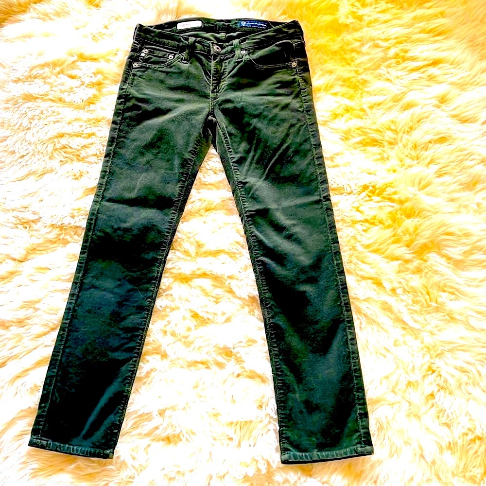 AG Adriano Goldschmidt Designer Corduroy Women Jeans
